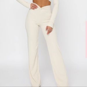 WHITE FOX BOUTIQUE HIGH WAISTED PANTS// NEVER WORN!